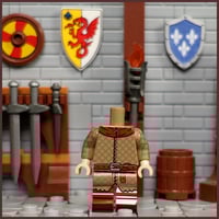 Image 1 of Gambeson - Red & White