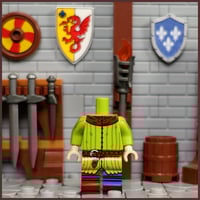 Image 1 of Gambeson - Red & Blue