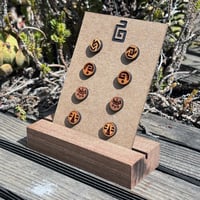Image 3 of chimalli / mini studs / cherry