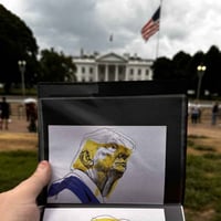 Image 4 of Donald Trump | 4x6 | Original Marker & Ink Drawing (47 Series)