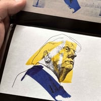 Image 5 of Donald Trump | 4x6 | Original Marker & Ink Drawing (47 Series II)