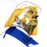 Image 1 of Donald Trump | 4x6 | Original Marker & Ink Drawing (47 Series II)