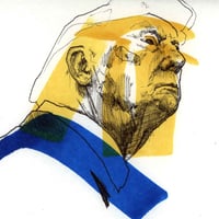 Image 1 of Donald Trump | 4x6 | Original Marker & Ink Drawing (47 Series III)