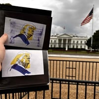 Image 5 of Donald Trump | 4x6 | Original Marker & Ink Drawing (47 Series IV)
