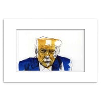 Image 2 of Donald Trump | 4x6 | Original Marker & Ink Drawing (47 Series VI)