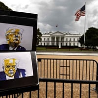 Image 3 of Donald Trump | 4x6 | Original Marker & Ink Drawing (47 Series VI)