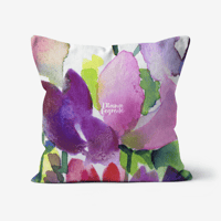 Image 2 of Sweetpeas and Lavender Cushion