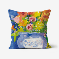 Image 1 of Sunshine in Blue Cushion