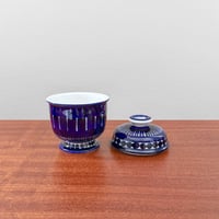 Image 2 of Arabia Finland Valencia Sugar Bowl and Creamer