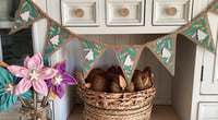 Image 3 of #25 Rustic Christmas Bunting Multi colours - 10 Flags