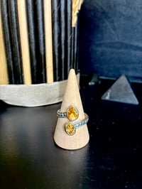 Image 1 of BAGUE ARGENT 925 CITRINE 