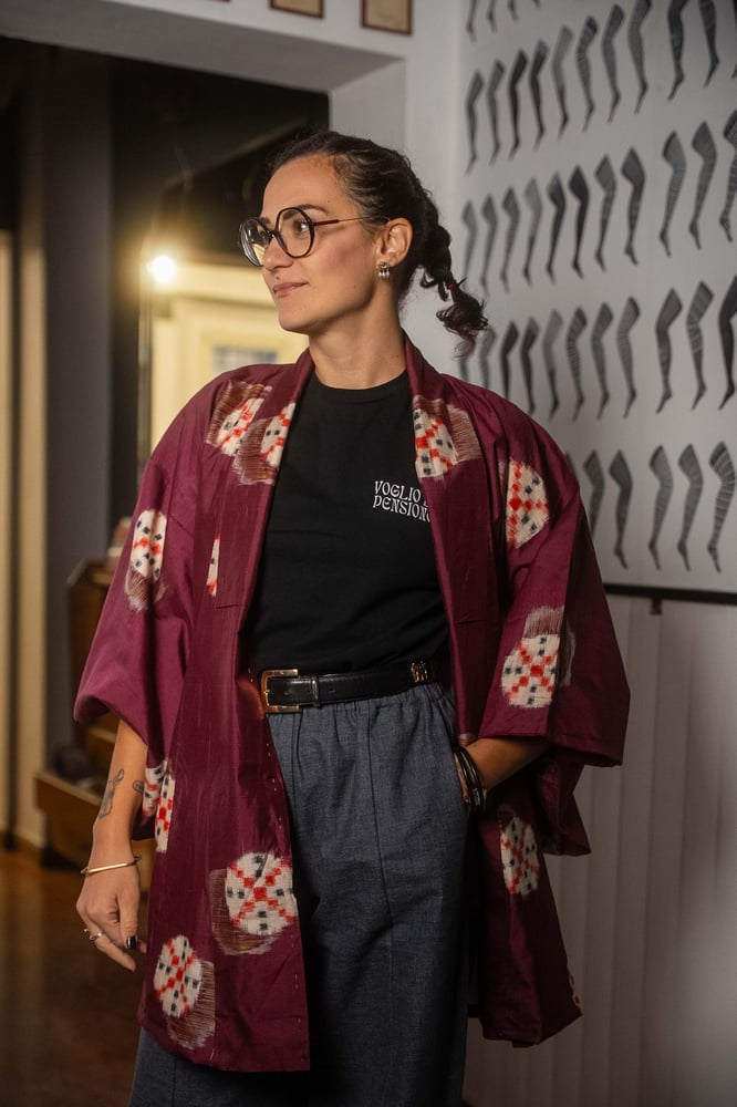 Image of Completo Kimono bordeaux