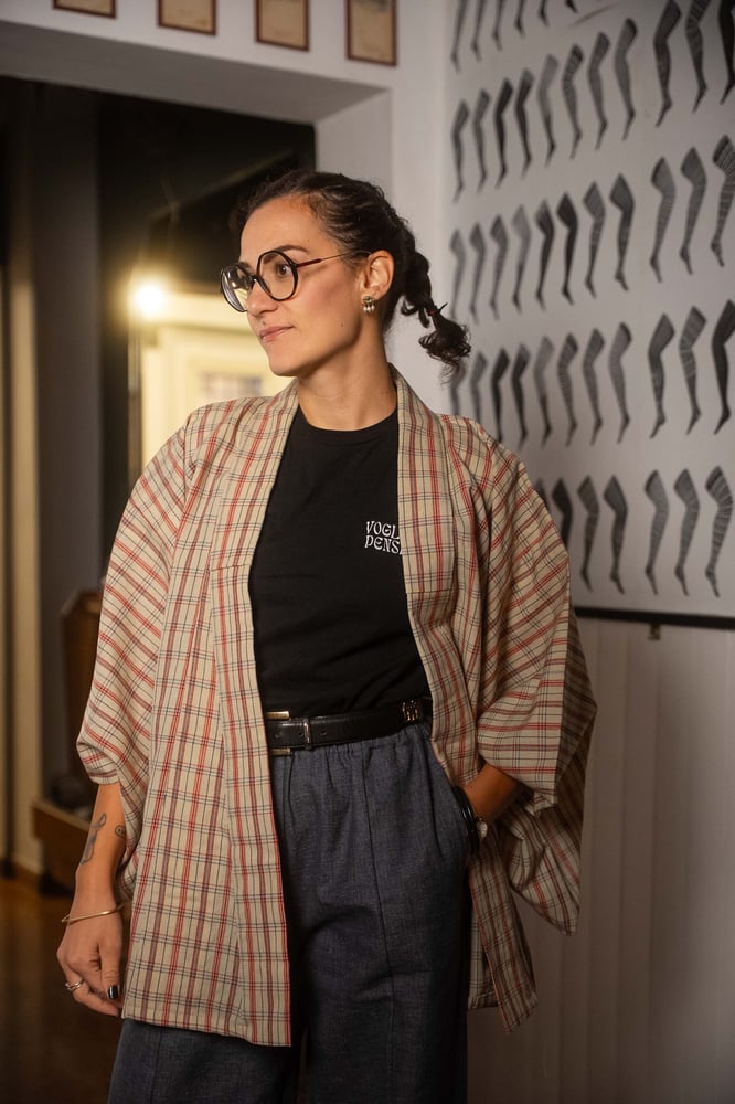 Image of Completo Kimono sabbia