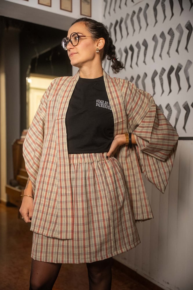 Image of Completo Kimono sabbia
