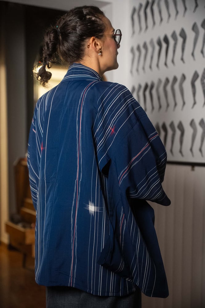 Image of Completo Kimono Blue stripes