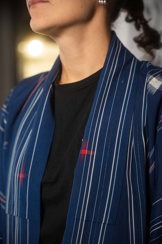 Image of Completo Kimono Blue stripes