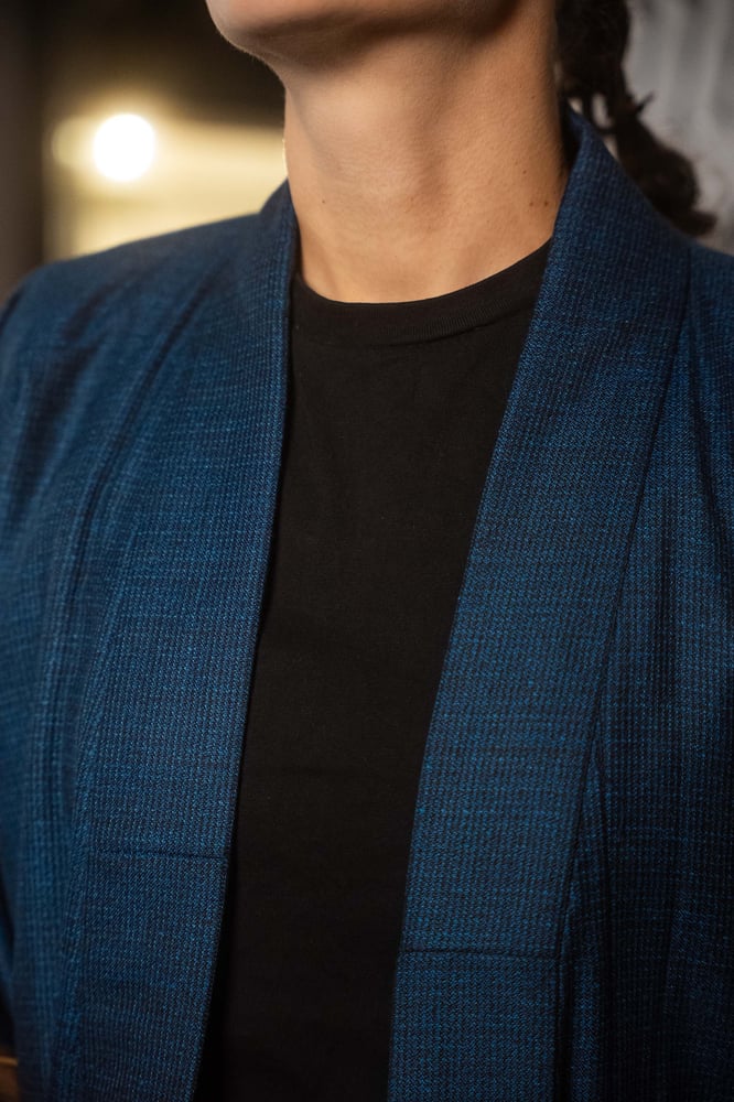 Image of Completo Kimono Blu notte