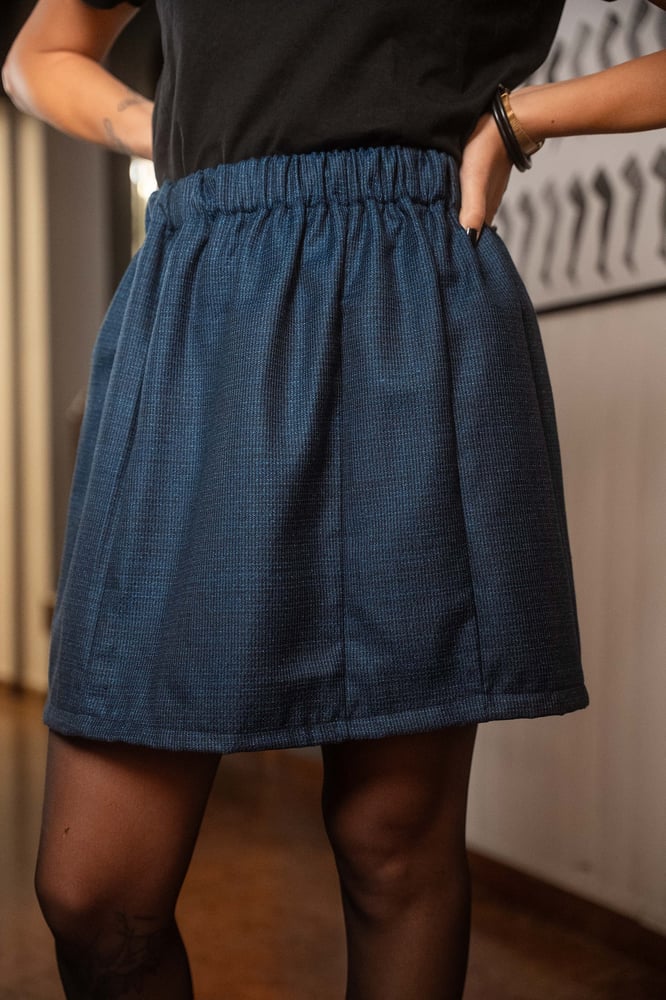 Image of Completo Kimono Blu notte