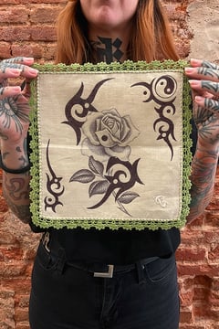 PAÑO ROSA TRIBAL - proyecto eclipse