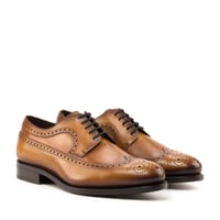 Image 1 of Cognac Calf Longwing Blucher