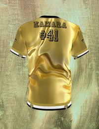Image 2 of "Liquid Gold Saints for Life Eyes"  T-Shirt Jersey  