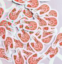 Image 1 of 10 Shrimplings - Transparent Stickers