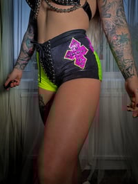 Image 2 of Neon Cross Shorts