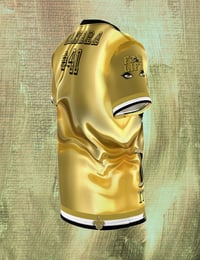 Image 4 of "Liquid Gold Saints for Life Eyes"  T-Shirt Jersey  