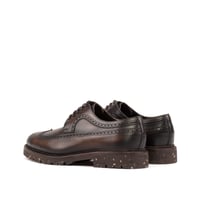 Image 2 of Dark Brown Calf Longwing Blucher with Commando Sole 