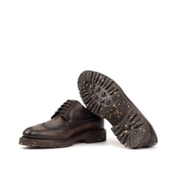 Image 3 of Dark Brown Calf Longwing Blucher with Commando Sole 