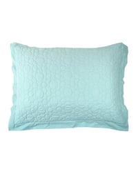 Image 3 of Robins Egg HexiDaisy Quilted Throw