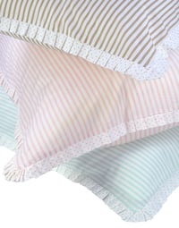 Image 1 of Stripe and Mini Dot Pillowcase