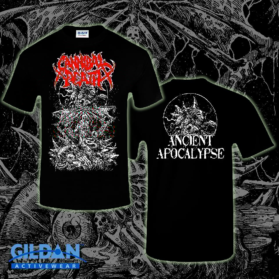 Image of  Cannibal Death - Ancient Apocalypse Shirt  Preorder