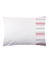 Image 1 of Brighton Ticking Border Pillowcase