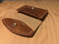 Image 2 of The BT Snap Wallet (Chestnut)