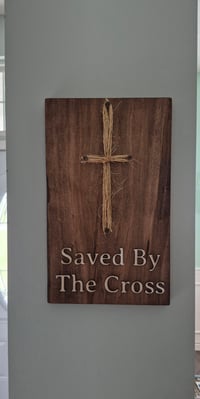 Saved By The Cross Wall Decor