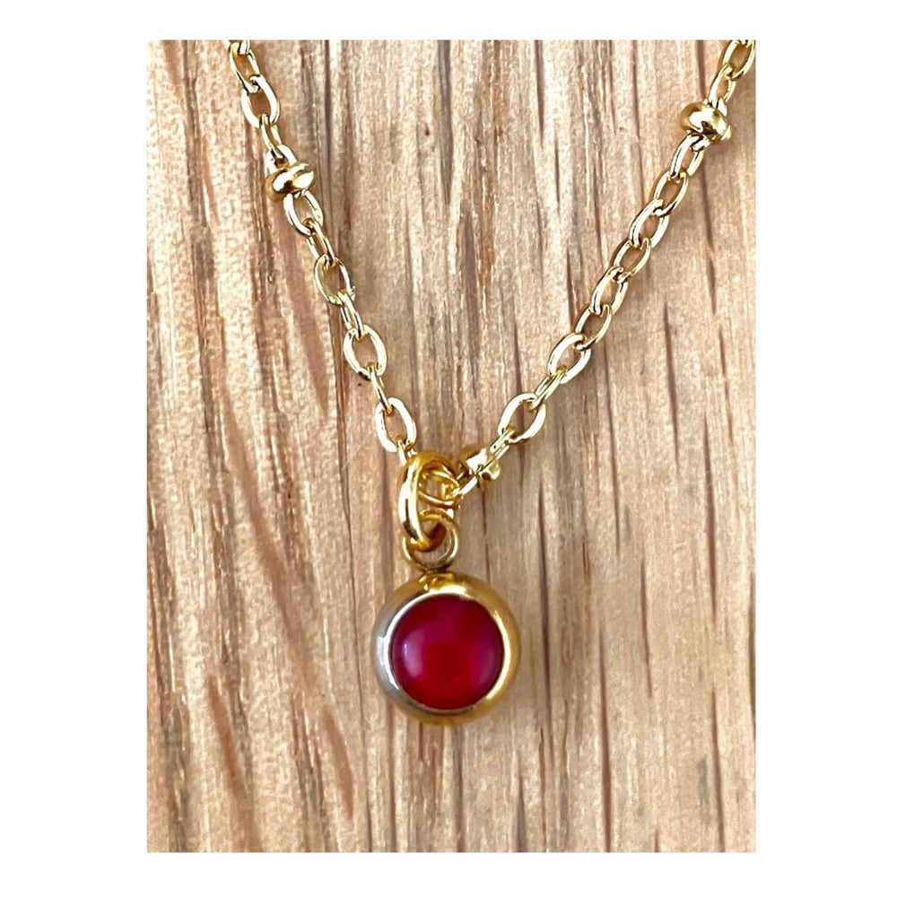 Image of Collier chaîne Solitaire de Naissance