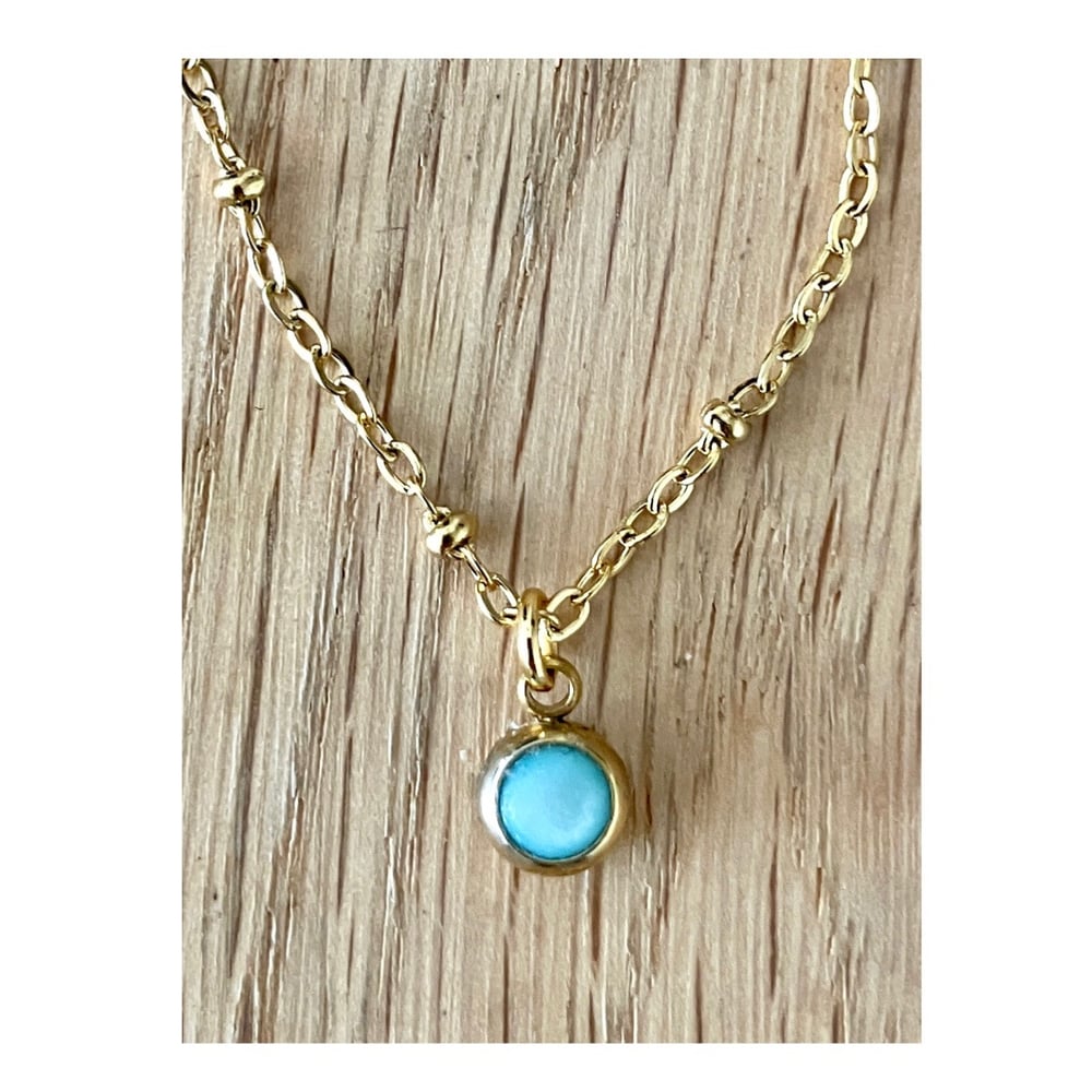 Image of Collier chaîne Solitaire de Naissance