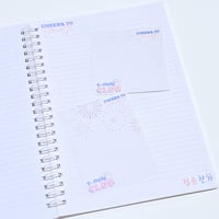 Image 1 of CHEERS TO YOUTH - memo pad / sticky note