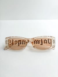 Image 4 of Palm Angels Pink ‘Angel’ Sunglasses (Sample Piece)