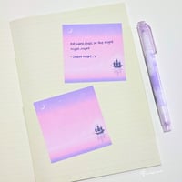 SWEET NIGHT - memo pad / sticky note