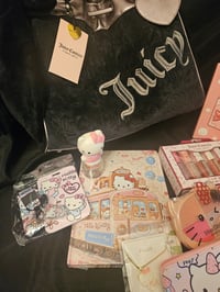 Image 3 of Carolinas Custom RESERVED Viral Juicy Couture Vintage Dreams Tote Meets Kuromi Bundle 