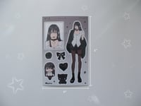 Image 4 of Black Bow Sticker Sheet