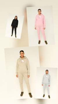 Image 1 of Womens Nike Fleece  Hudded Tracksuit 