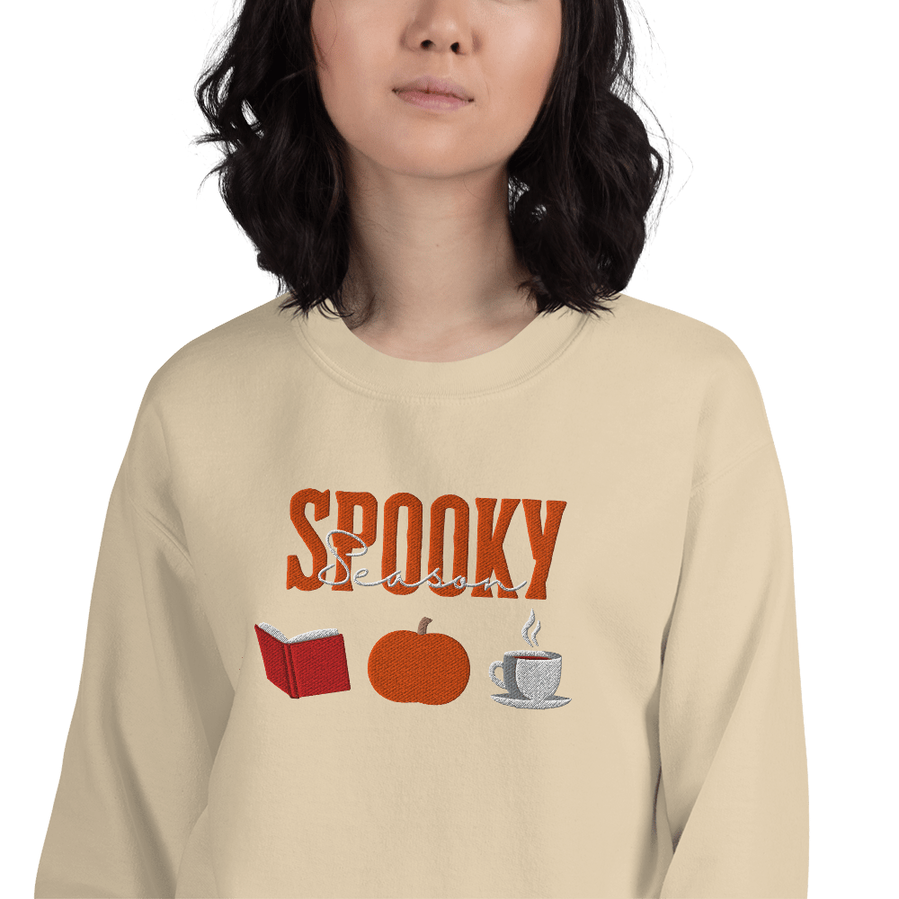 Image of Spooky season autumn colours Unisex Sweatshirt