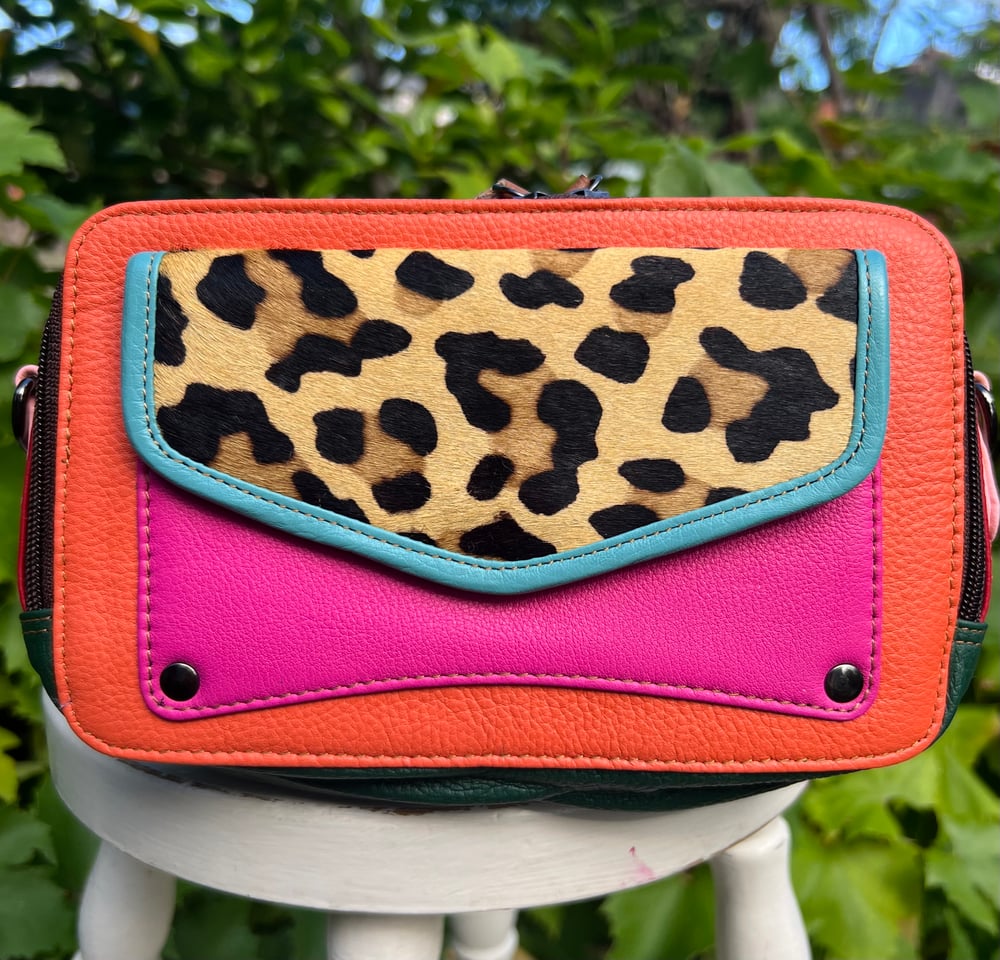 Image of Harlequin Collection Recycled Leather Rectangle  - #SQ2