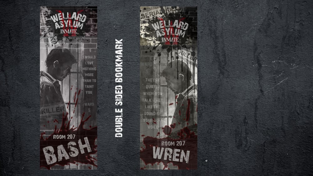 Image of Officially licensed lethal double sided bookmark 