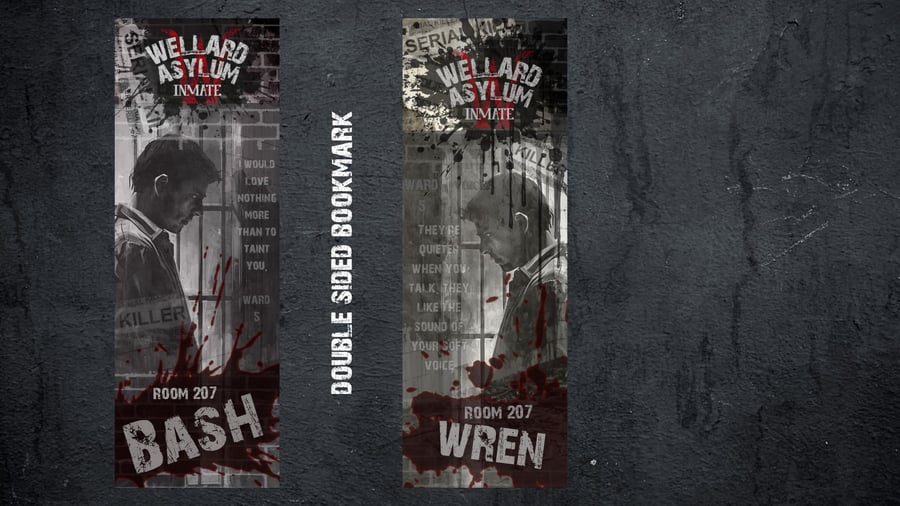 Image of Officially licensed lethal double sided bookmark 