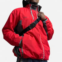 Image 3 of Lithium Manufacturing Co. Dual-Zip Nylon Windbreaker - Size Large (1990s)
