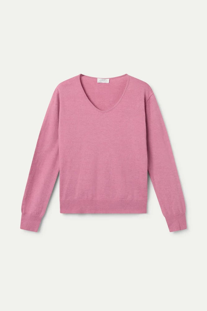 Image of Jersey de punto cuello pico de Compañía Fantástica.